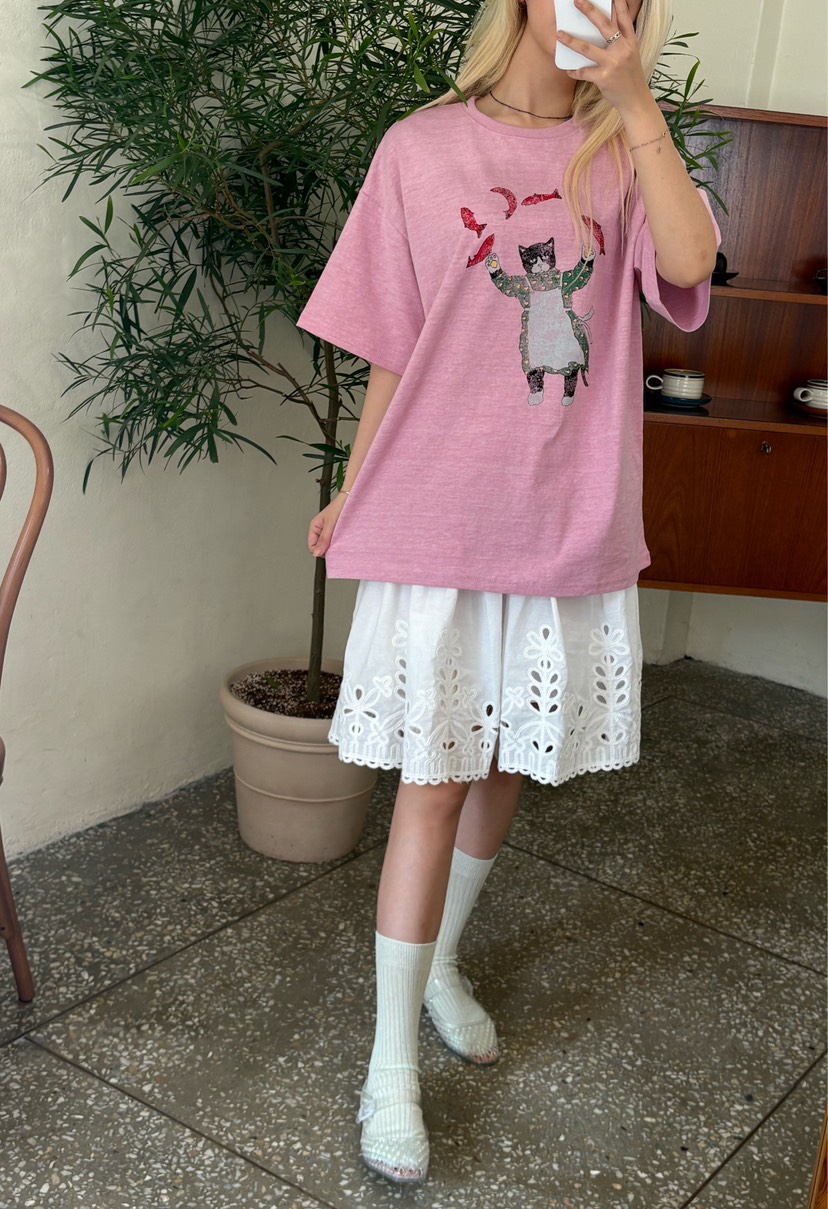 MINIQUEENS韓國東大門代購女士新款職業半身裙中短裙刺繡MINIQUEENS半身裙/中短裙