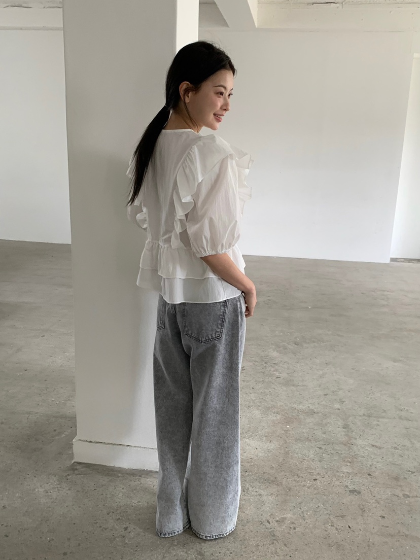 LOVE MY SANTA韓國直郵女裝新款26春夏人氣休閑襯衫蕾絲衫Santa/LOVE MY SANTA襯衫/蕾絲衫