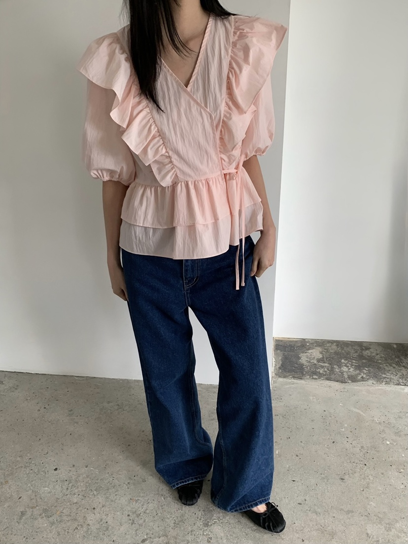 LOVE MY SANTA韓國直郵女裝新款26春夏人氣休閑襯衫蕾絲衫Santa/LOVE MY SANTA襯衫/蕾絲衫