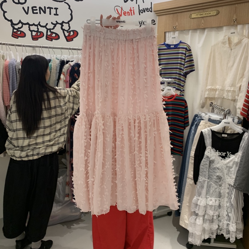 VENTI韓國東大門代購女裝新款時尚休閑推薦26春夏半身裙中短裙VENTI半身裙/中短裙圖色4