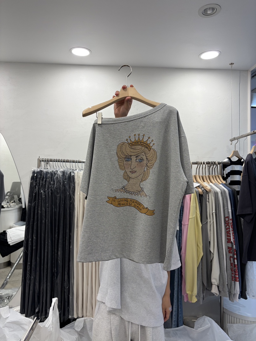 DELICATE韓國代購女裝新品休閑人氣時尚26春夏職業推薦T恤DELICATET恤圖色2