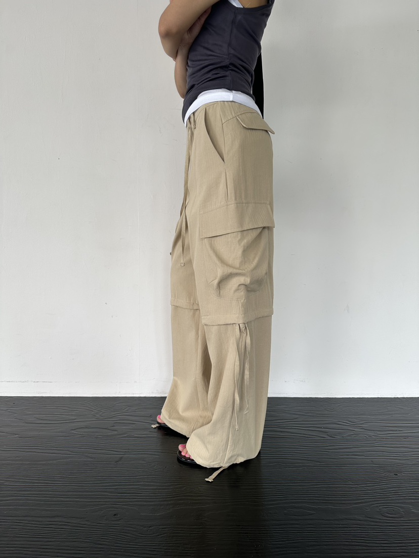 LIMLIMLIM韓國東大門直郵女士新款熱賣時尚人氣休閑褲可拆卸LIM LIM LIM休閑褲