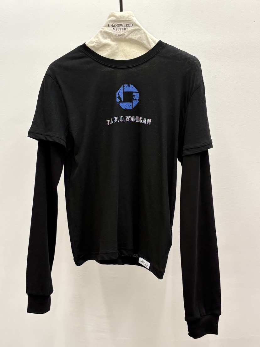 UNANSWERED-MYSTERY/FIFO韓國代購女士新款職業長袖T恤UNANSWERED-MYSTERY/FIFO長袖T恤圖色2