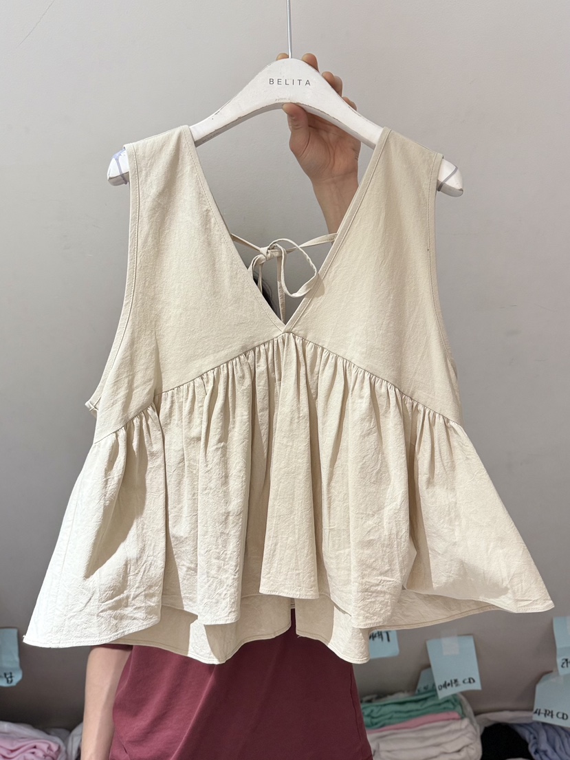 BELITA-L韓國代購女士新品時尚人氣26春夏熱賣休閑吊帶背心BELITA-L吊帶/背心圖色1