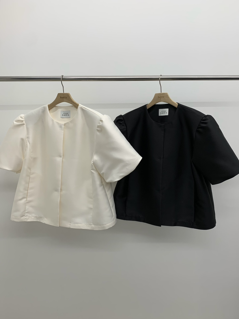 LOVE MY SANTA韓國東大門直郵女士新品休閑職業夾克泡泡袖Santa/LOVE MY SANTA夾克