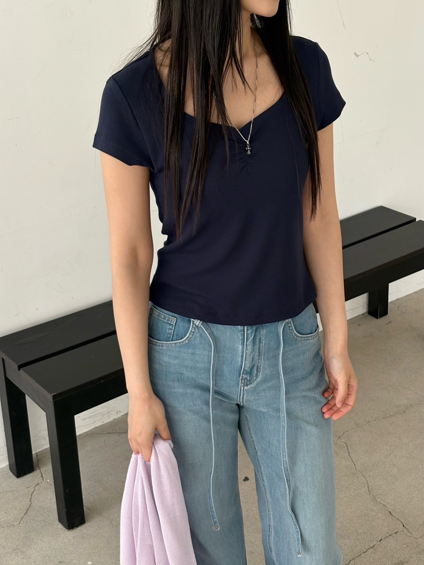 Verbena韓國東大門直郵女裝新款休閑職業熱賣推薦人氣T恤VerbenaT恤