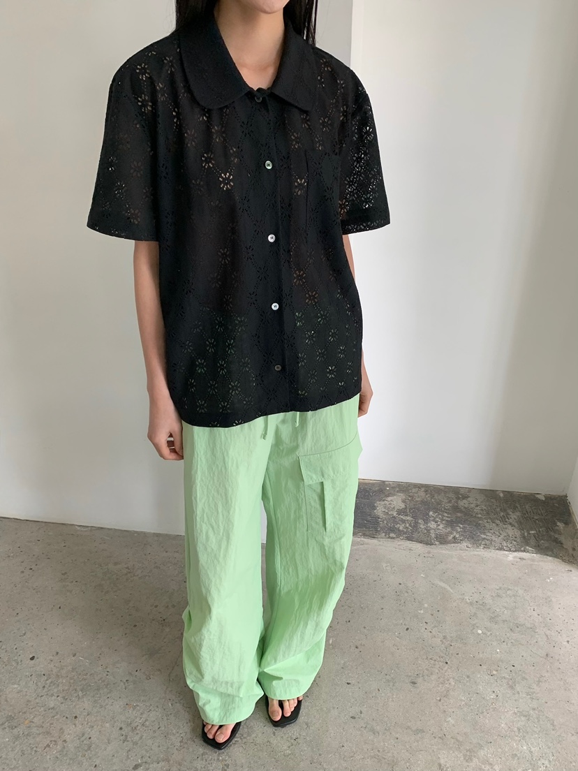 LOVE MY SANTA韓國東大門代購女士新款熱賣26春夏襯衫蕾絲衫Santa/LOVE MY SANTA襯衫/蕾絲衫圖色2