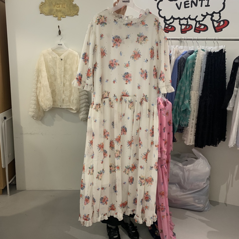 VENTI韓國直郵實拍女裝新款熱賣推薦時尚26春夏職業連衣裙VENTI連衣裙圖色1