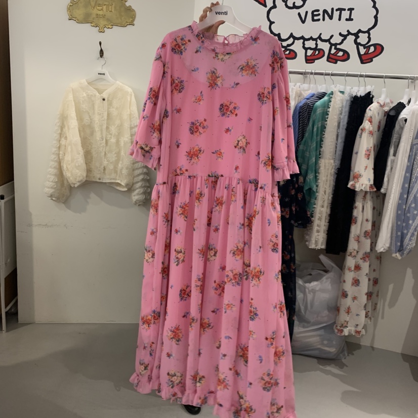 VENTI韓國直郵實拍女裝新款熱賣推薦時尚26春夏職業連衣裙VENTI連衣裙圖色2