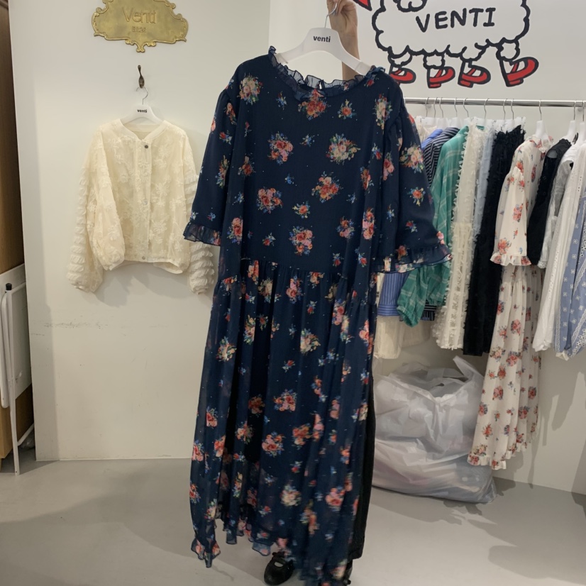 VENTI韓國直郵實拍女裝新款熱賣推薦時尚26春夏職業連衣裙VENTI連衣裙圖色3