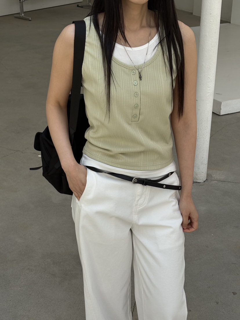 Verbena韓國東大門直郵女士新品26春夏職業熱賣人氣吊帶背心Verbena吊帶/背心