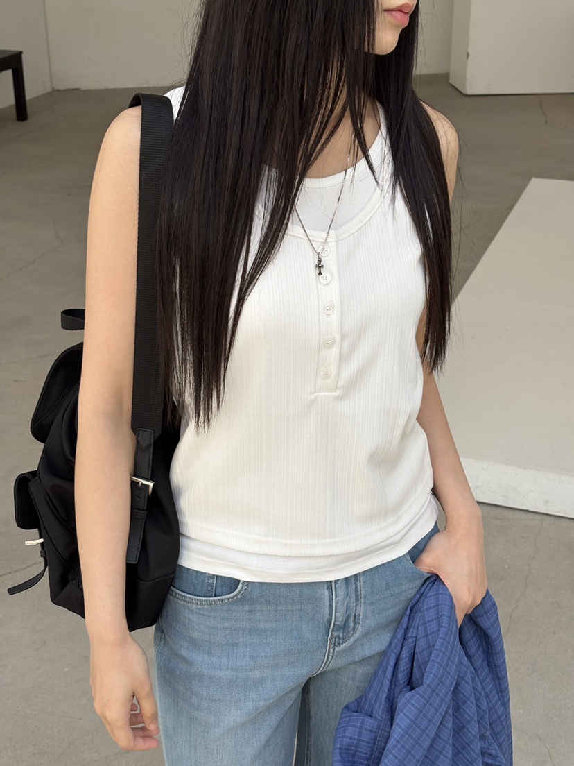 Verbena韓國東大門直郵女士新品26春夏職業熱賣人氣吊帶背心Verbena吊帶/背心