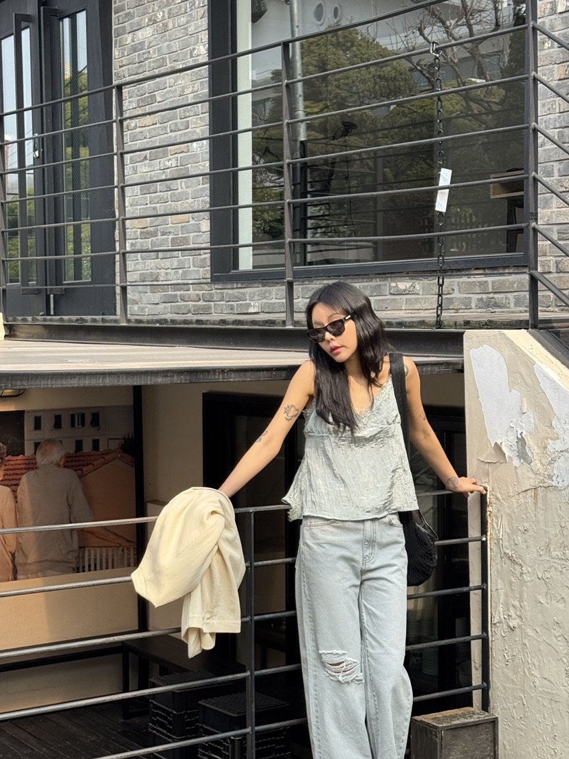 LIMLIMLIM韓國直郵女士新款時尚熱賣26春夏職業休閑吊帶背心LIM LIM LIM吊帶/背心