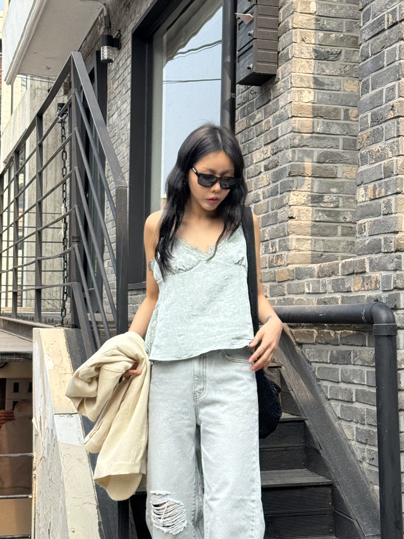 LIMLIMLIM韓國直郵女士新款時尚熱賣26春夏職業休閑吊帶背心LIM LIM LIM吊帶/背心