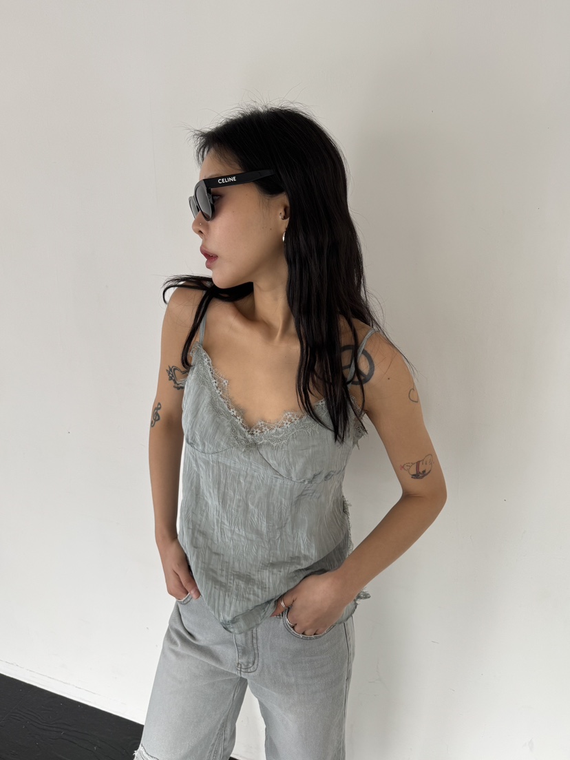 LIMLIMLIM韓國直郵女士新款時尚熱賣26春夏職業休閑吊帶背心LIM LIM LIM吊帶/背心