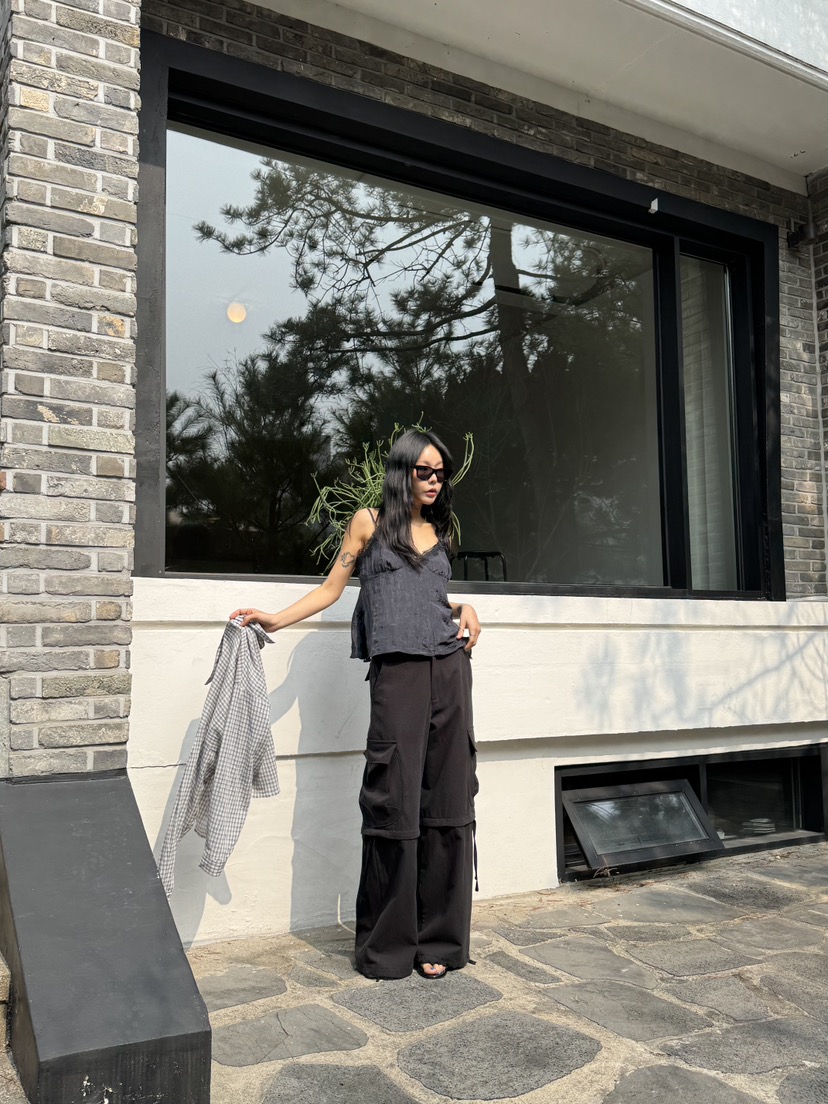 LIMLIMLIM韓國直郵女士新款時尚熱賣26春夏職業休閑吊帶背心LIM LIM LIM吊帶/背心