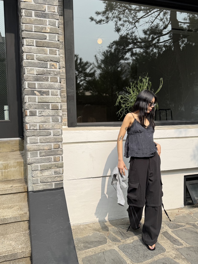 LIMLIMLIM韓國直郵女士新款時尚熱賣26春夏職業休閑吊帶背心LIM LIM LIM吊帶/背心