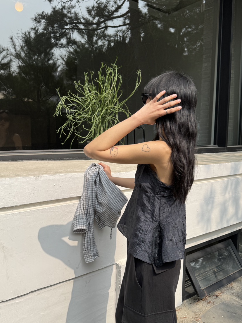 LIMLIMLIM韓國直郵女士新款時尚熱賣26春夏職業休閑吊帶背心LIM LIM LIM吊帶/背心