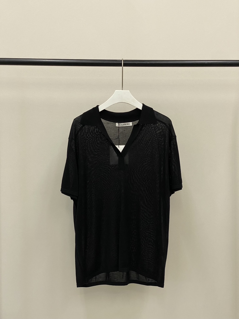 MUCH MORE/JACKPOT韓國直郵女士新品時尚休閑針織衫開衩MUCH MORE/JACKPOT針織衫圖色5黑色