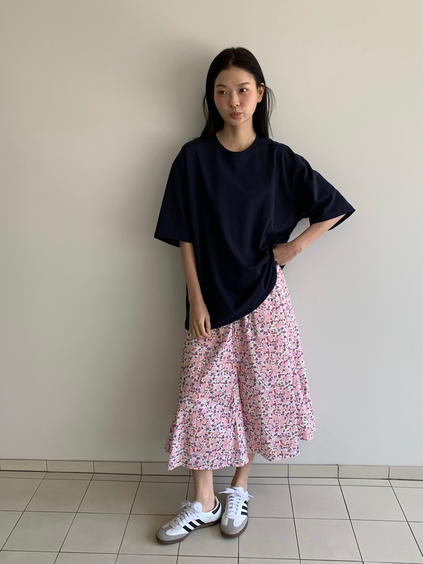 LOVE MY SANTA韓國代購女士新款休閑熱賣26春夏人氣長裙Santa/LOVE MY SANTA長裙