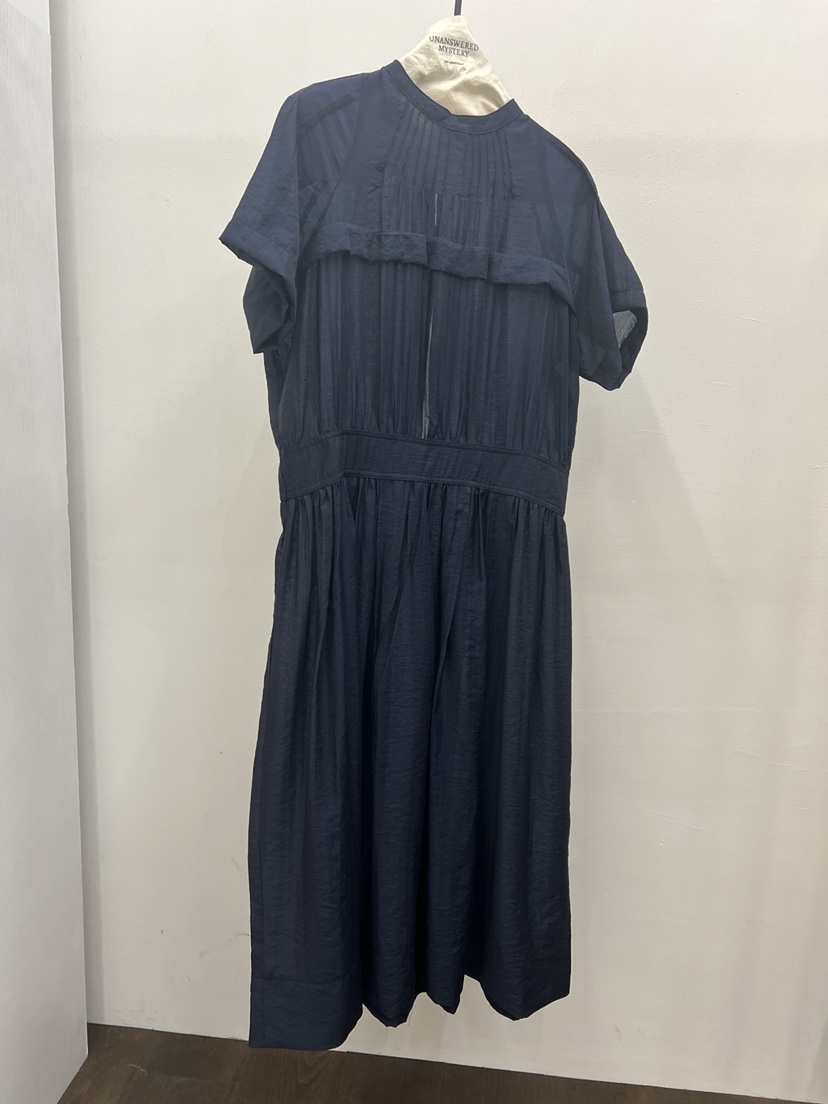 UNANSWERED-MYSTERY/FIFO韓國東大門直郵女士新品休閑連衣裙透視UNANSWERED-MYSTERY/FIFO連衣裙圖色2