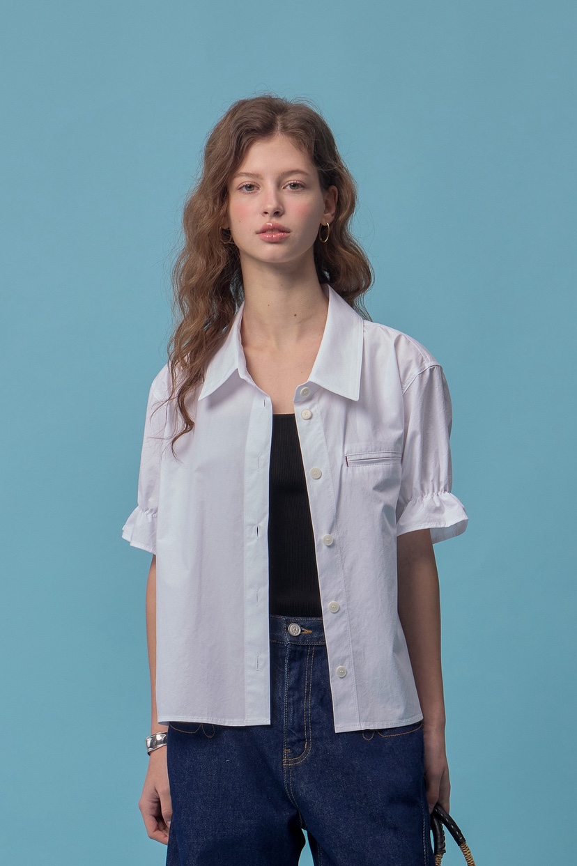 MILUI東大門直郵女裝新品職業休閑真品26春夏推薦襯衫蕾絲衫MILUI襯衫/蕾絲衫