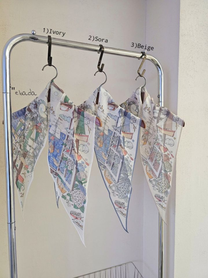 EBADA東大門直郵女裝新款熱賣26春夏推薦休閑人氣圍巾披肩EBADA圍巾/披肩