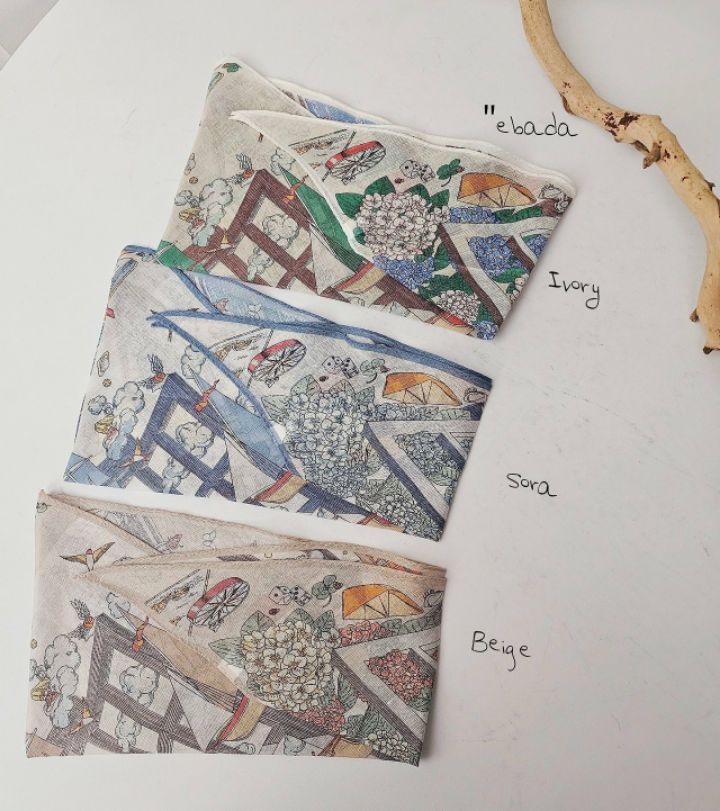 EBADA東大門直郵女裝新款熱賣26春夏推薦休閑人氣圍巾披肩EBADA圍巾/披肩