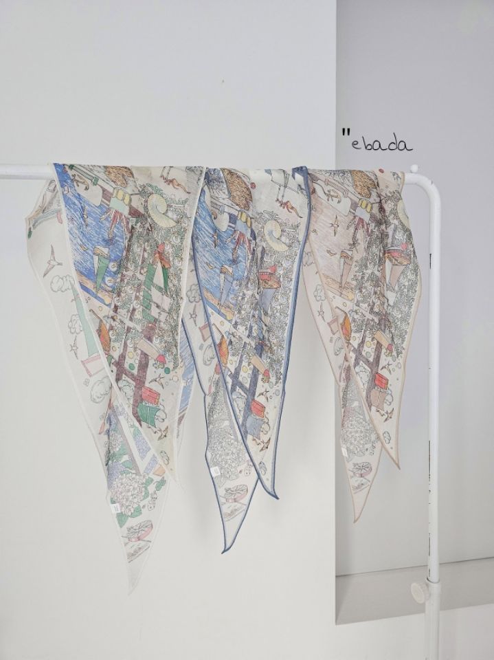 EBADA東大門直郵女裝新款熱賣26春夏推薦休閑人氣圍巾披肩EBADA圍巾/披肩