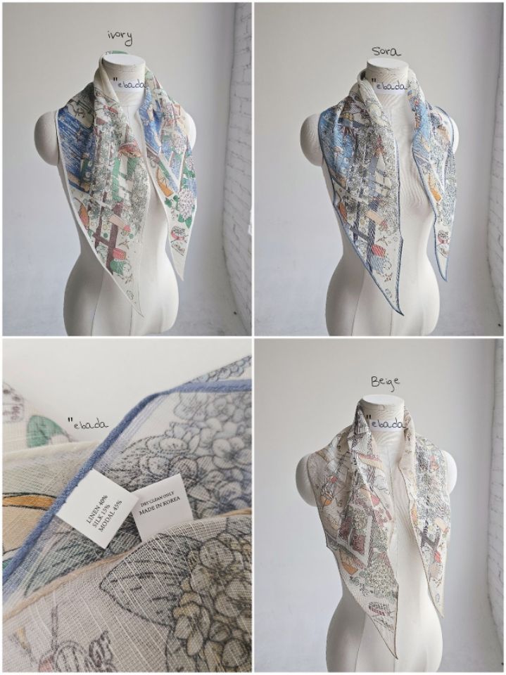 EBADA東大門直郵女裝新款熱賣26春夏推薦休閑人氣圍巾披肩EBADA圍巾/披肩