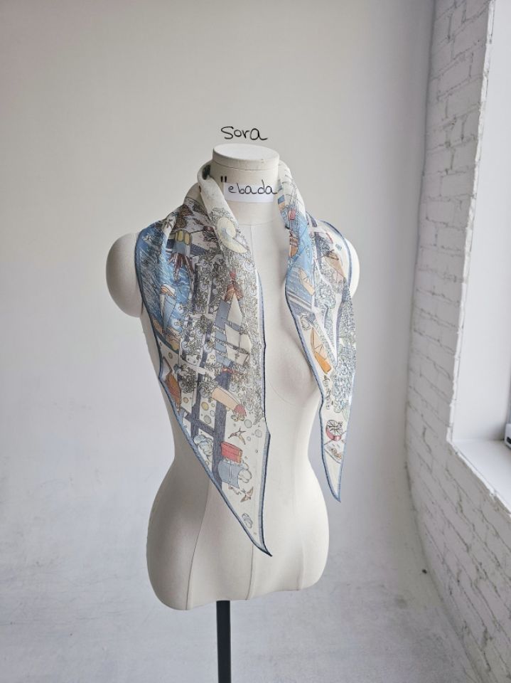 EBADA東大門直郵女裝新款熱賣26春夏推薦休閑人氣圍巾披肩EBADA圍巾/披肩圖色2