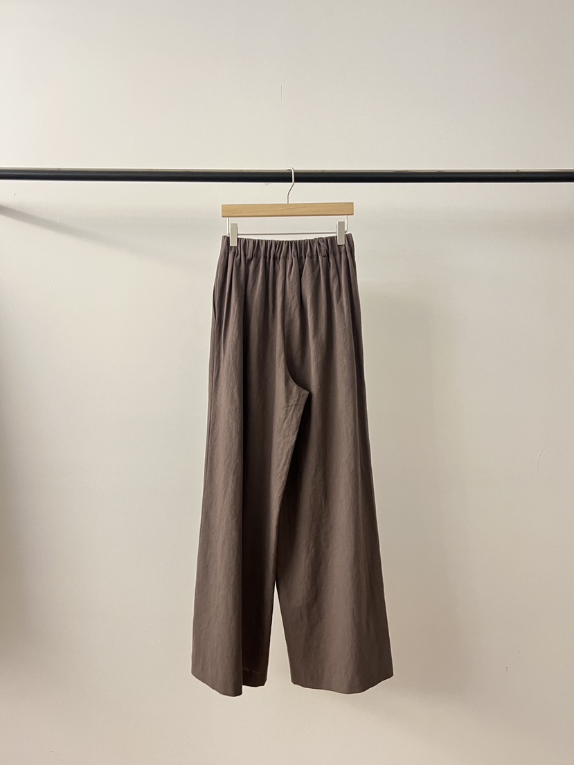 LOGON東大門實拍女士新款26春夏職業真品休閑褲不含腰帶亞麻LOGON休閑褲