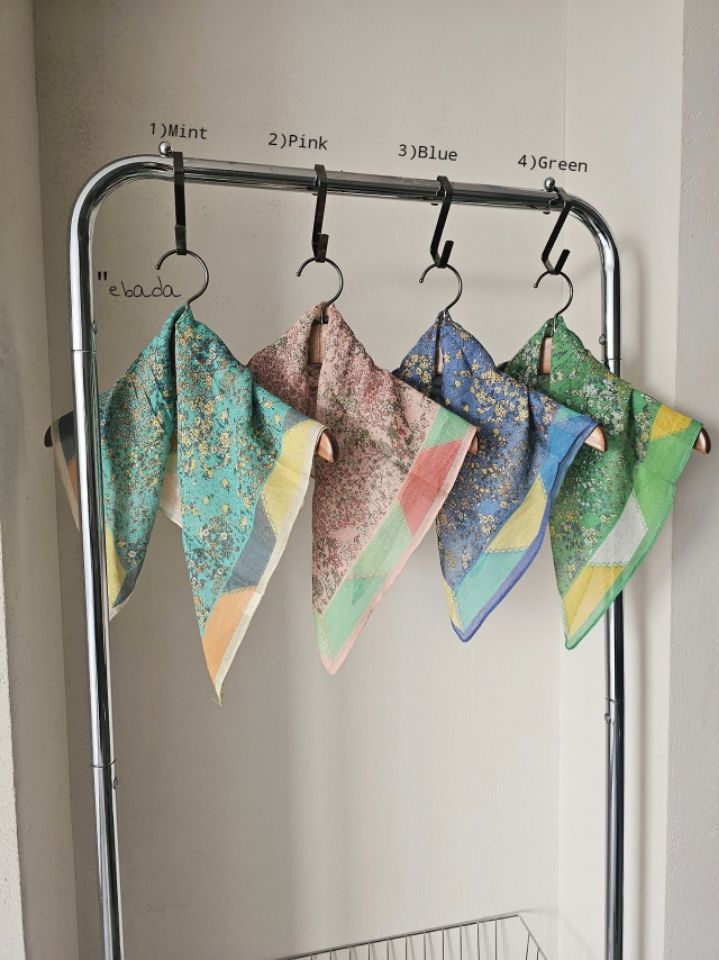 EBADA東大門代購女士新品熱賣休閑推薦真品圍巾披肩小花棉EBADA圍巾/披肩