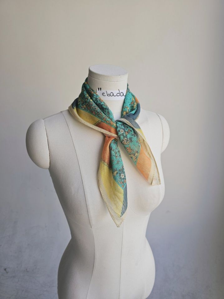 EBADA東大門代購女士新品熱賣休閑推薦真品圍巾披肩小花棉EBADA圍巾/披肩圖色4