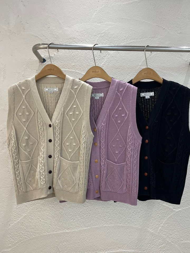 MILUI東大門直郵女士新品推薦熱賣26春夏人氣真品職業馬甲MILUI馬甲