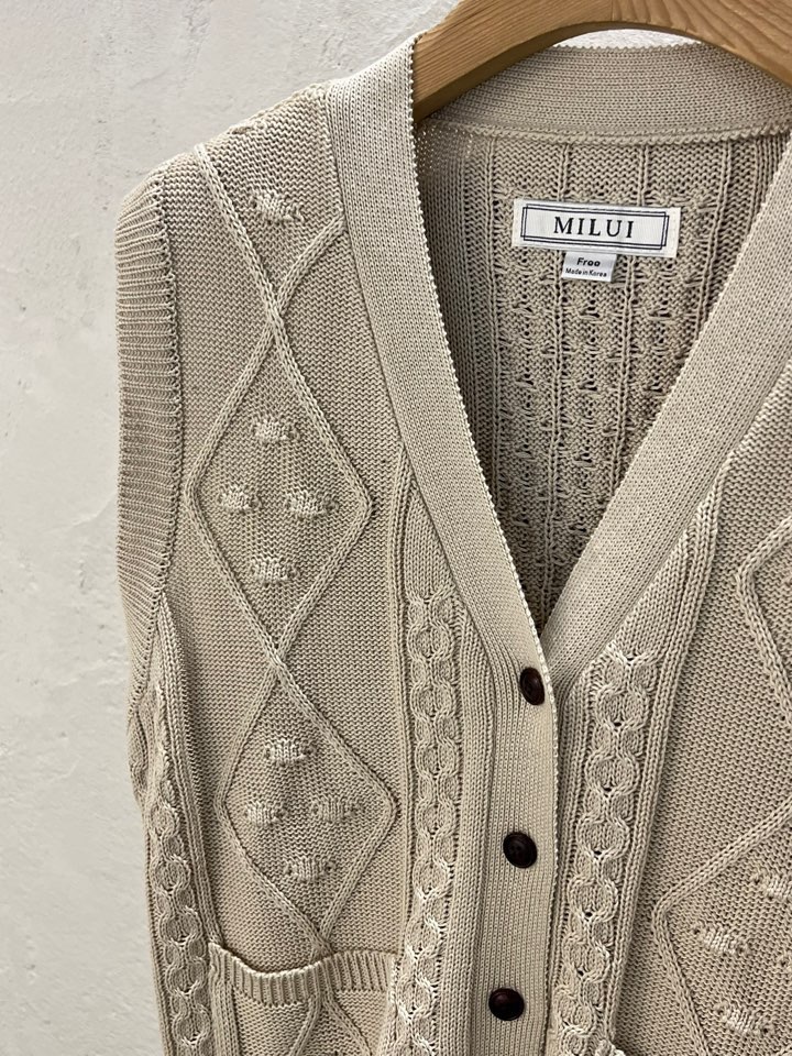 MILUI東大門直郵女士新品推薦熱賣26春夏人氣真品職業馬甲MILUI馬甲