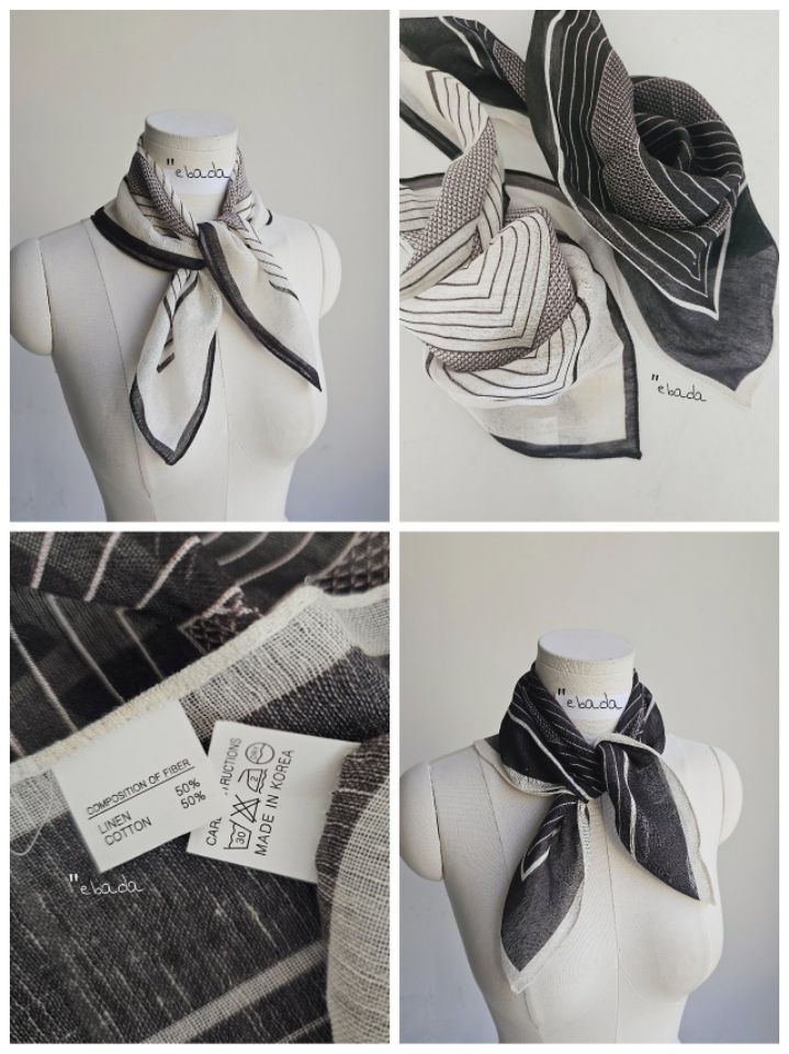 EBADA東大門直郵女士新款26春夏人氣時尚真品熱賣圍巾披肩棉EBADA圍巾/披肩