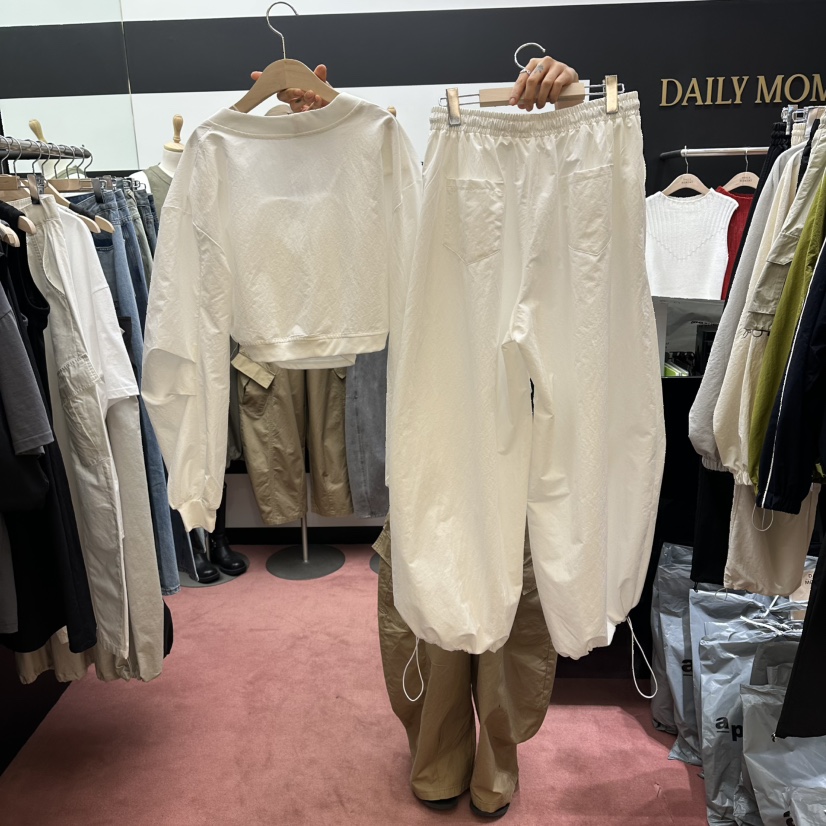 DAILY MOMENT東大門實拍女士新款人氣26春夏真品套裝兩件套DAILY MOMENT套裝