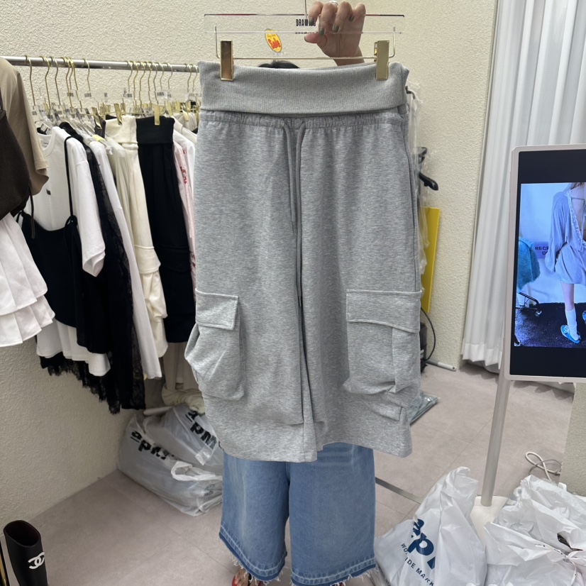 DRAWING東大門代購女裝新品26春夏時尚人氣休閑職業真品短褲DRAWING短褲圖色2