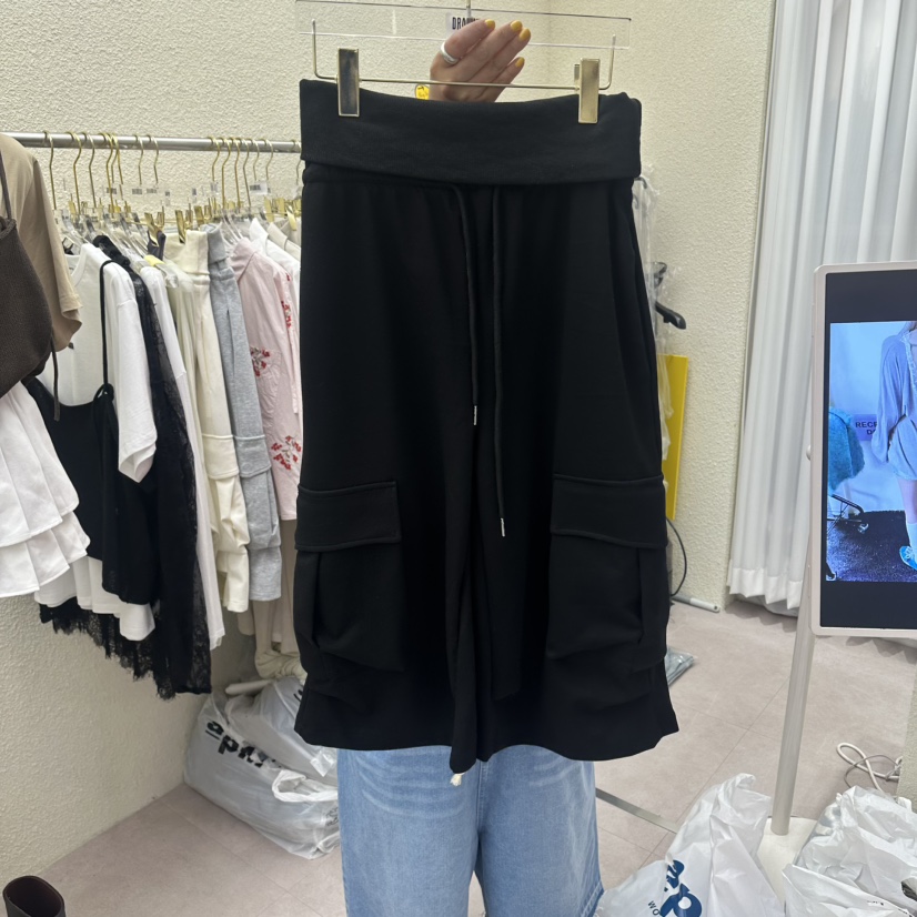 DRAWING東大門代購女裝新品26春夏時尚人氣休閑職業真品短褲DRAWING短褲圖色3