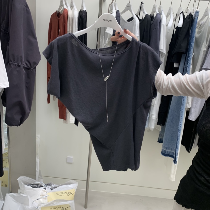 NUTPLAN韓國直郵女裝新品休閑熱賣人氣真品職業推薦26春夏T恤NUTPLANT恤圖色2