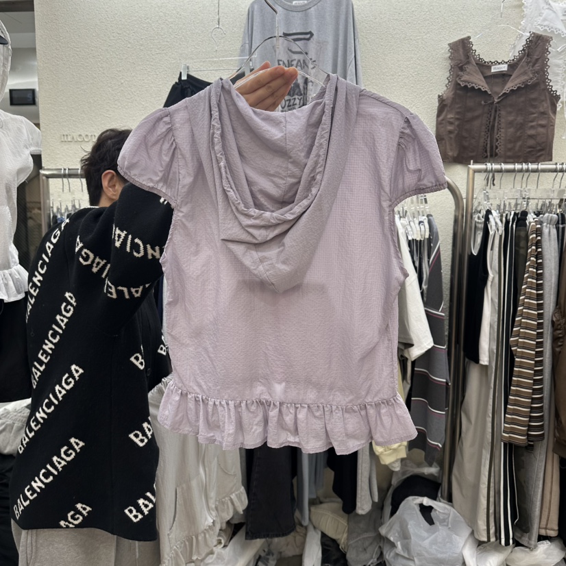 MAGOT韓國代購女裝新品真品26春夏時尚推薦休閑襯衫蕾絲衫IIIΛGOT/MAGOT襯衫/蕾絲衫