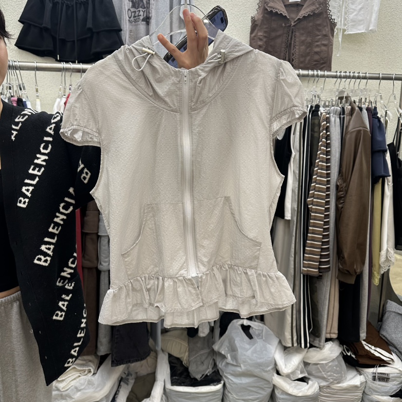 MAGOT韓國代購女裝新品真品26春夏時尚推薦休閑襯衫蕾絲衫IIIΛGOT/MAGOT襯衫/蕾絲衫圖色2