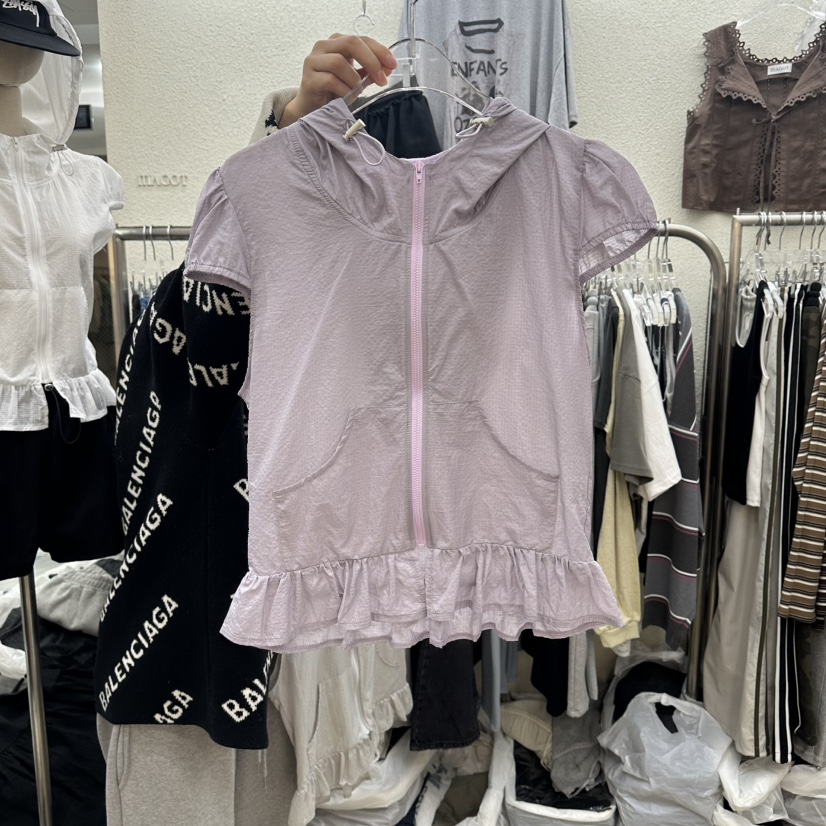 MAGOT韓國代購女裝新品真品26春夏時尚推薦休閑襯衫蕾絲衫IIIΛGOT/MAGOT襯衫/蕾絲衫圖色3