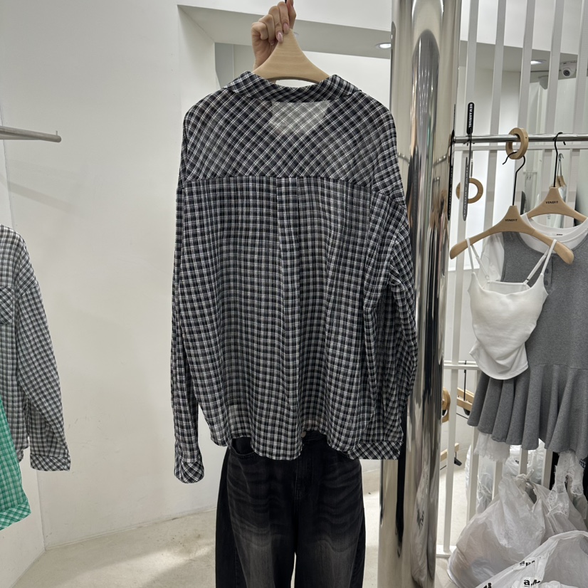 VENEFIT東大門實拍女士新品時尚真品休閑26春夏襯衫蕾絲衫VENEFIT/JENNIE襯衫/蕾絲衫