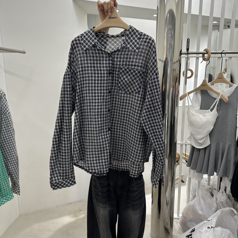 VENEFIT東大門實拍女士新品時尚真品休閑26春夏襯衫蕾絲衫VENEFIT/JENNIE襯衫/蕾絲衫圖色4