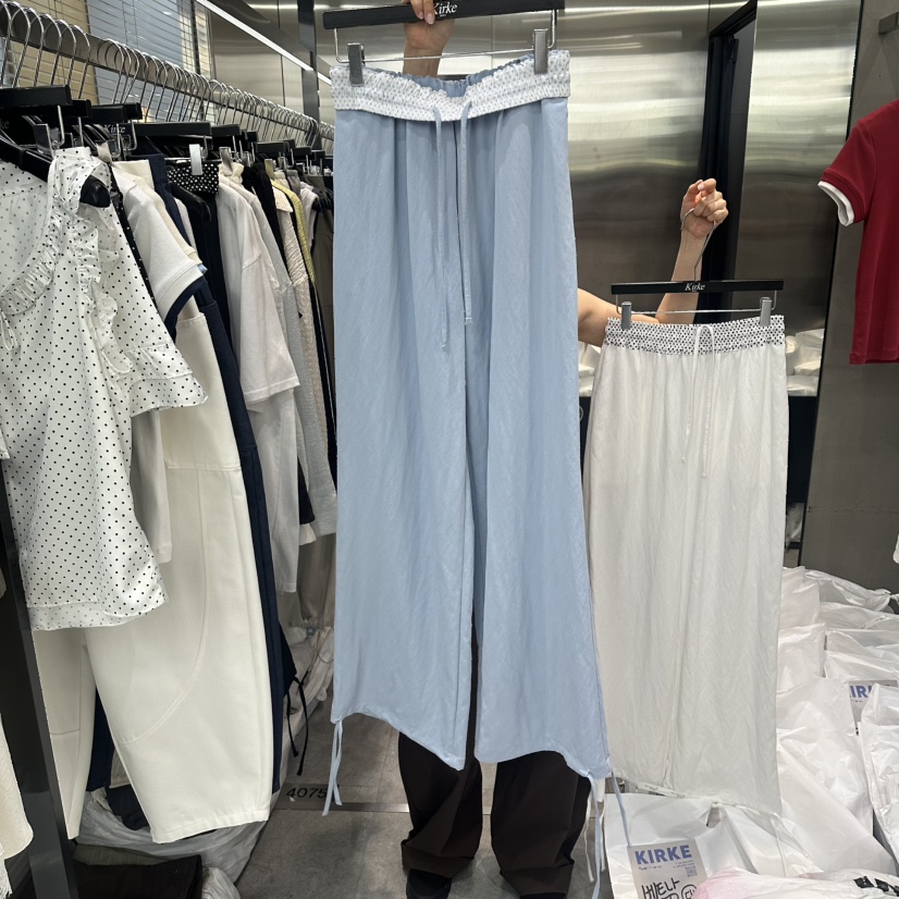 KIRKE東大門代購女士新品時尚熱賣人氣推薦職業26春夏休閑褲KIRKE休閑褲圖色2