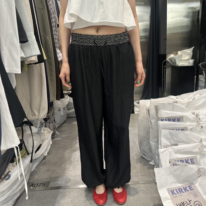 KIRKE東大門代購女士新品時尚熱賣人氣推薦職業26春夏休閑褲KIRKE休閑褲圖色3