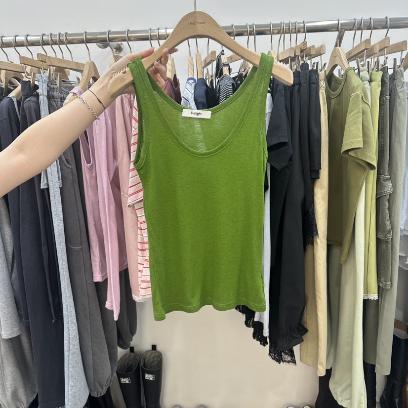 DELIGHT-L東大門直郵女士新品26春夏推薦職業吊帶背心天絲DELIGHT-L吊帶/背心圖色2