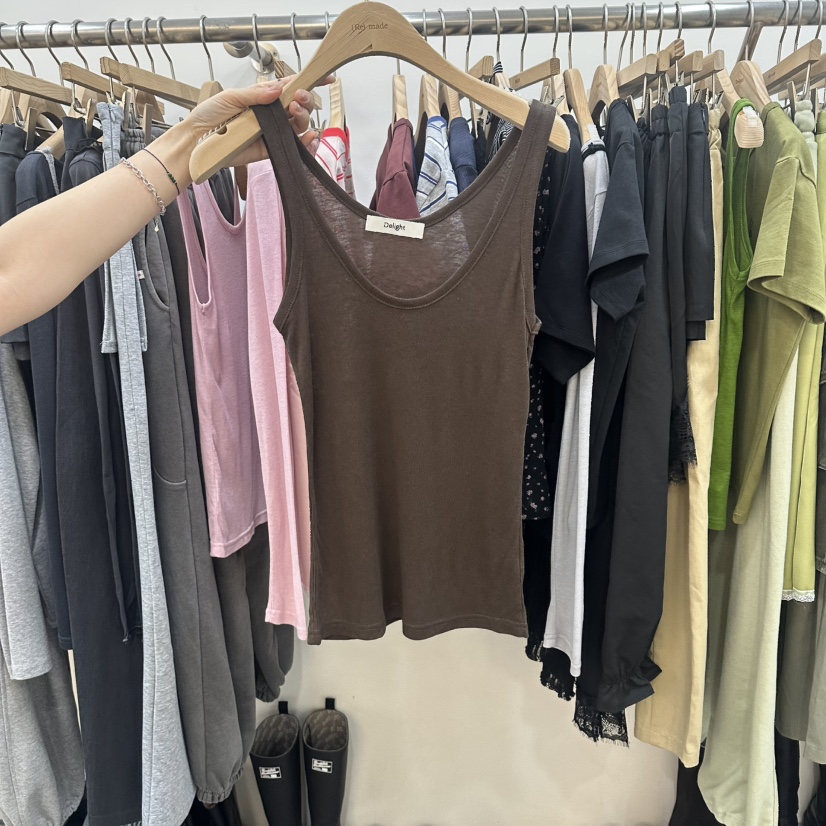 DELIGHT-L東大門直郵女士新品26春夏推薦職業吊帶背心天絲DELIGHT-L吊帶/背心圖色3